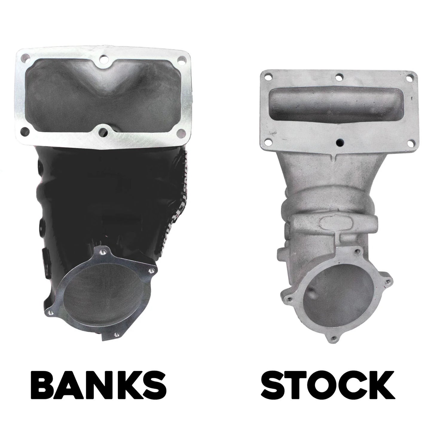 Banks Monster-Ram® Dual Heat Capable Intake Elbow — Black Finish