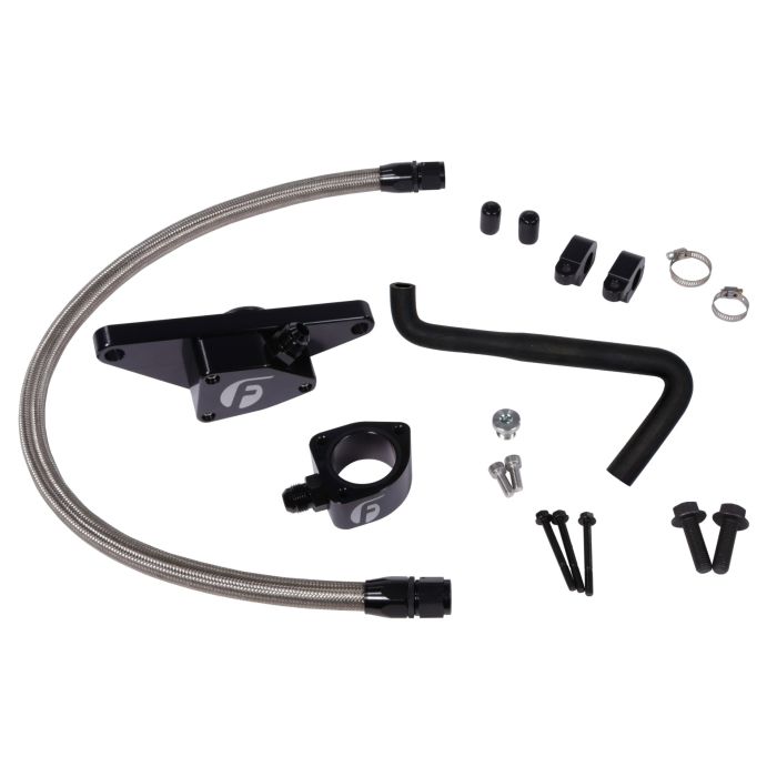 Fleece Performance Coolant Bypass Kit – Stainless Steel Hose | 5.9/6.7L Cummins