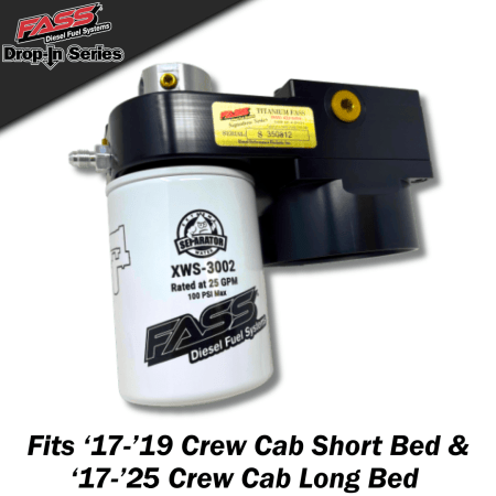 FASS Drop-In Series Diesel Fuel System for GM/Chevrolet 2017-2025 Duramax 6.6L