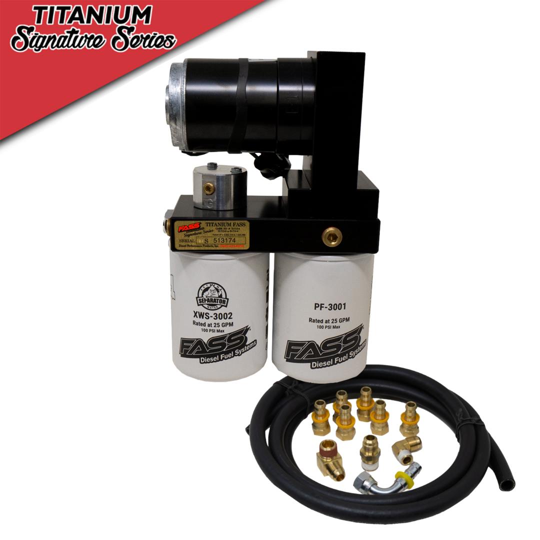 FASS Titanium Signature Series 165GPH Fuel System for Dodge/RAM 2005-18 & 2021-24 Cummins 5.9L & 6.7L