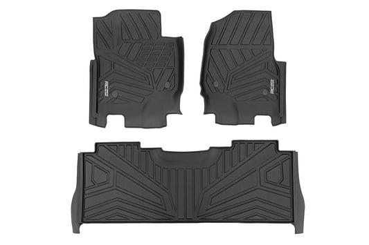 Flex-Fit Floor Mats Ford F-250/F-350 Super Duty 2WD/4WD (2017-2026)