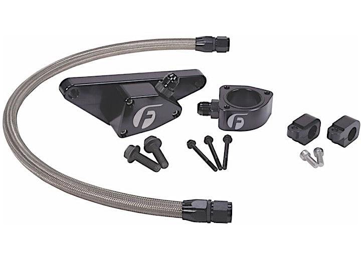 CUMMINS COOLANT BYPASS KIT  W/ STAINLESS STEEL BRAIDED LINE
