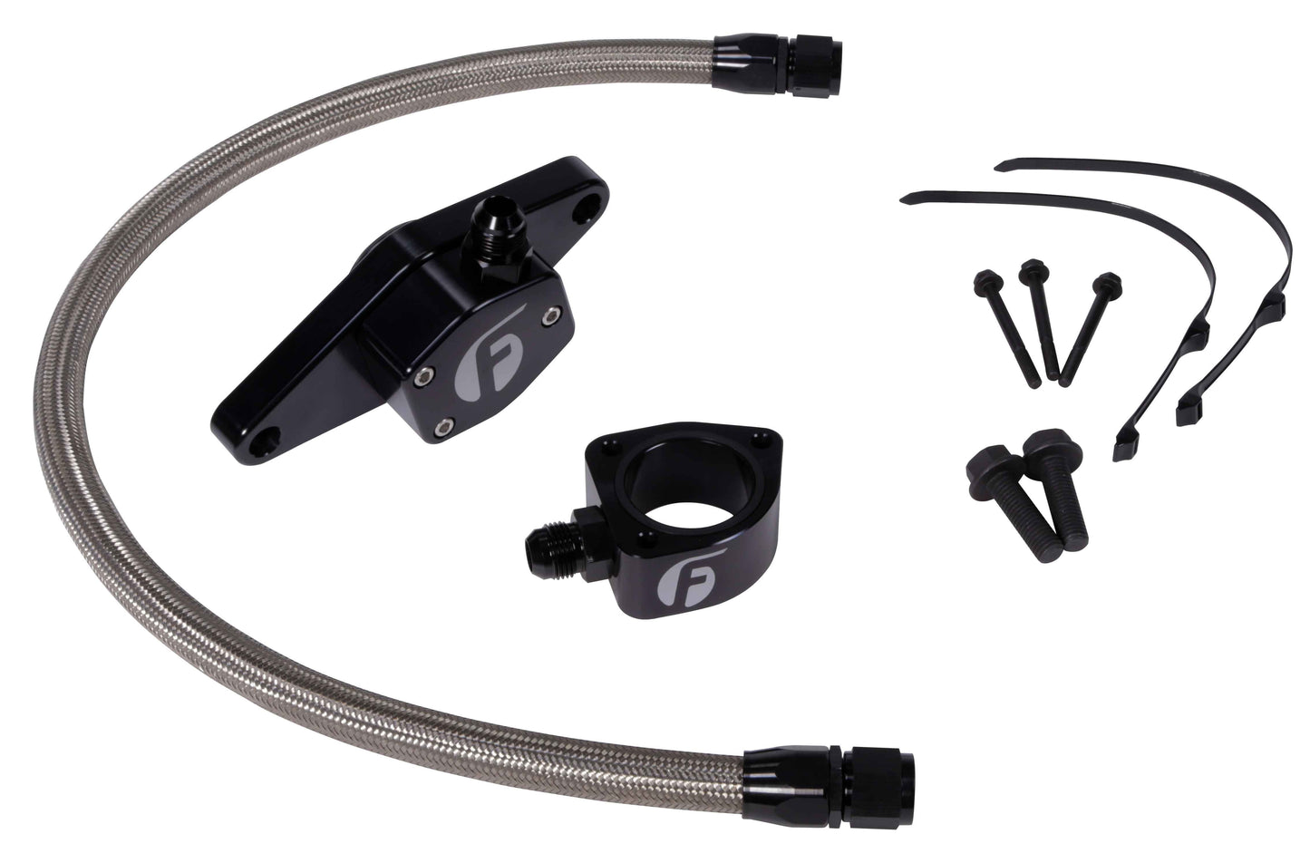 Fleece Performance Coolant Bypass Kit – Stainless Steel Hose | 5.9/6.7L Cummins
